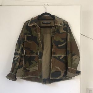 Veronica Beard Camo Denim Jacket